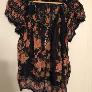 Short Sleeve a-line shirt